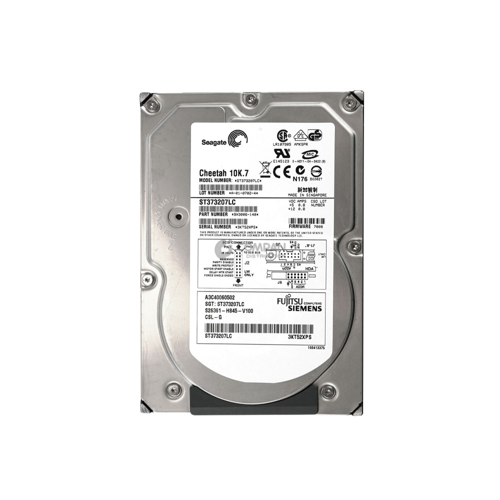 A3C40060502 FUJITSU 73GB 10K U320 SCSI 3.5 LFF HOT-SWAP